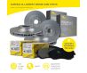 FULL SET Front Rear Brake Pad and Disc Rotors for Ford Falcon FG XR6 322mm 08-16