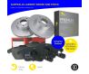 Remsa Brake Pads and Front Dimpled Slotted Rotors