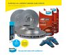 Full Set F+R Bendix Brake Pads + Disc Rotors for Mitsubishi Pajero NM NP 00-06