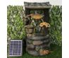 Rocky Well Solar Water Fountain with LED light