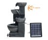 4 Tiers Solar Water Fountain with LED light