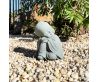 Japanese Garden Granite Stone Kong Fu Monk Statue 3