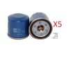 5 x Wesfil Oil Filters WZ436