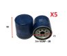 5 x Wesfil Oil Filters WZ632