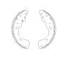 Rear Brake Shoes set for Navara D40 2005-2015