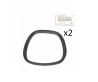 2x GENUINE Toyota Landcruiser HJ47 Rear Corner Window 1/4 Quarter Glass Rubber Seal 64832-90332