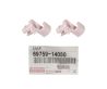 2 x Genuine Toyota Landcruiser 105 Series HZJ FZJ Barn Inner Door Handle Link Clip Pink 69759-14050