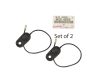 2x Genuine Toyota LandCruiser 80 Series HZJ HDJ FZJ Door Courtesy Light Switch 84231-60020~2