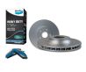 Rear Disc Rotors and Bendix HD Brake Pads w/ sensors for MB SPRINTER 906 09-18