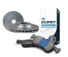 Rear Bendix Brake Pads and 310mm Disc Rotors Set for Audi A3 8V 13-20