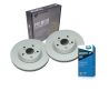 Front Bendix 4WD Brake Pads and Disc Rotors Set