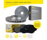 Front Disc Rotors and Brake Pads for Toyota Hilux RN90 2.4L 10/1988-12/1997
