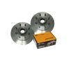 Front Brake Pads and Rotors Set Hub Type for Ford F250 5.4L 7.3L 2WD 1999 - 05