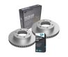 Front Bendix Heavy Duty Brake Pad + Rotor for HILUX 4WD KUN25 KUN26 GGN25 05-10