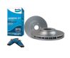 Rear Bendix Brake Pads and Disc Rotors Set for Mazda3 BL BK 2.0 2.2 2003-2014