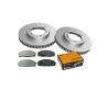 Front Disc Rotors and Brake Pads for Toyota Hiace KZH106 3.0L 08/1993-07/2004