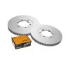 Front Brake Pads and Disc Rotors Set for KIA K2700 TU 2002-2005 261mm