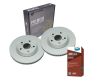 Front Bendix 4WD Brake Pads and Disc Rotors Set