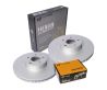 Front Brake Pads and Rotors Set suits Subaru FORESTER 2.5i 2002 -2008