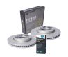 Front Bendix Heavy Duty Brake Pad Disc Rotors Set for Toyota HIACE KDH TRH 05-18