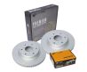 Horsepower Geomet Coated Front Brake Disc Rotors and Brake Pads for Haval H9 2.0 2015-on