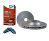 Rear Bendix 4WD Brake Pads and Disc Rotors Set for Landcruiser HZJ80 08/1992-02/1998