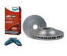 Rear Bendix 4WD Brake Pads and Disc Rotors for Toyota KLUGER GSU40R GSU45R 07-14