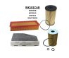 Wesfil Air Pollen Oil Fuel Cabin Filter Kit WK101CAB for VW Caddy 1.6L 2.0L CAYD CFHC 2010-2016