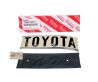 GENUINE Toyota LandCruiser 40 Series FJ40 FJ43 BJ Badge Emblem Plate w Rubber Pad