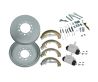 Rear Brake Drums + Shoes + Wheel Cylinders Kit for Hilux GGN25 KUN26 GUN135 4X4