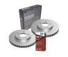 Front Bendix Brake Pads and Disc Rotors Set for Nissan Elgrand E51 2.5 3.5 02-10