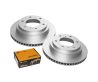 Rear Brake Pads and Disc Rotors Set for Mitsubishi PAJERO NM NP 2000-2006