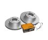 Front Disc Rotors and Brake Pads for BMW 118i E87 2.0L 07/2004-02/2007