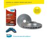 Front Bendix Brake Pads and Disc Rotors Set for Holden Rodeo TF 2.8 1990-2003