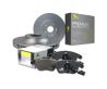Rear Remsa Brake Pads and Disc Rotors including Sensors for BMW X1 E84