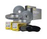 Front and Rear Brake Pads and Rotors Set for Ford Fairmont FALCON EA EB ED