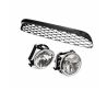 Pair Fog Light Lamp + Lower Bumper Mesh Grille Set for Falcon BF XR6 XR8