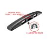 Tailgate Door Handle Cover Black No Hole + Bolts For Nissan Dualis J10 07~14