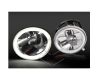 Pair LH+RH Fog Lights Spot Lamps (Halo LED) For Ford Falcon BA BF XR6 XR8 02-08