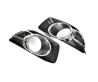 Set Pair Fog Light Bezel Covers Chrome For Ford Falcon FG MK2 11-14 XR XR6 XR8
