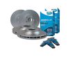 Full Set F+R Bendix Brake Pad + Disc Rotors for Holden Commodore VE VF V6 06-17