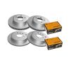FULL SET Front Rear Brake Pads and Disc Rotors for Ford Falcon BA BF FG 2002-16