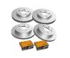 Front and Rear Brake Pad Disc Rotor full set for Holden COMMODORE VE VF V6 06-17