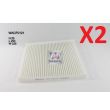 2x Wesfil Cabin Air Pollen Filters WACF0121 2x Wesfil Cabin Air Pollen Filters WACF0121