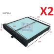 2x Wesfil Cabin Air Pollen Filters WACF0212
