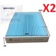 2x Wesfil Cabin Air Pollen Filters WACF0221