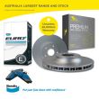 Rear Bendix Brake Pads and Disc Rotors + Sensor for BMW 118i 120i 320i E87 E90