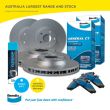 Front and Rear Bendix Brake Pad Disc Rotor set for Ford Territory SX SY SZ Front and Rear Bendix Brake Pad Disc Rotor set for Ford Territory SX SY SZ