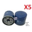 5 x Wesfil Oil Filters WZ445