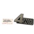 Genuine Toyota LandCruiser HJ61 HJ60 FJ75 Rear Back Tailgate Badge Emblem 4WD 75430-90K00 Genuine Toyota LandCruiser HJ61 HJ60 FJ75 Rear Back Tailgate Badge Emblem 4WD 75430-90K00
